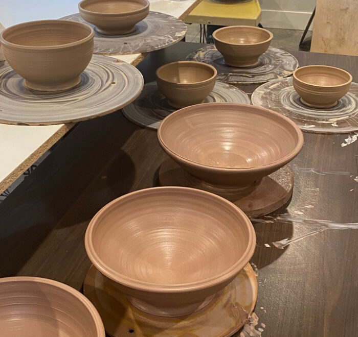mudslinger student pottery work